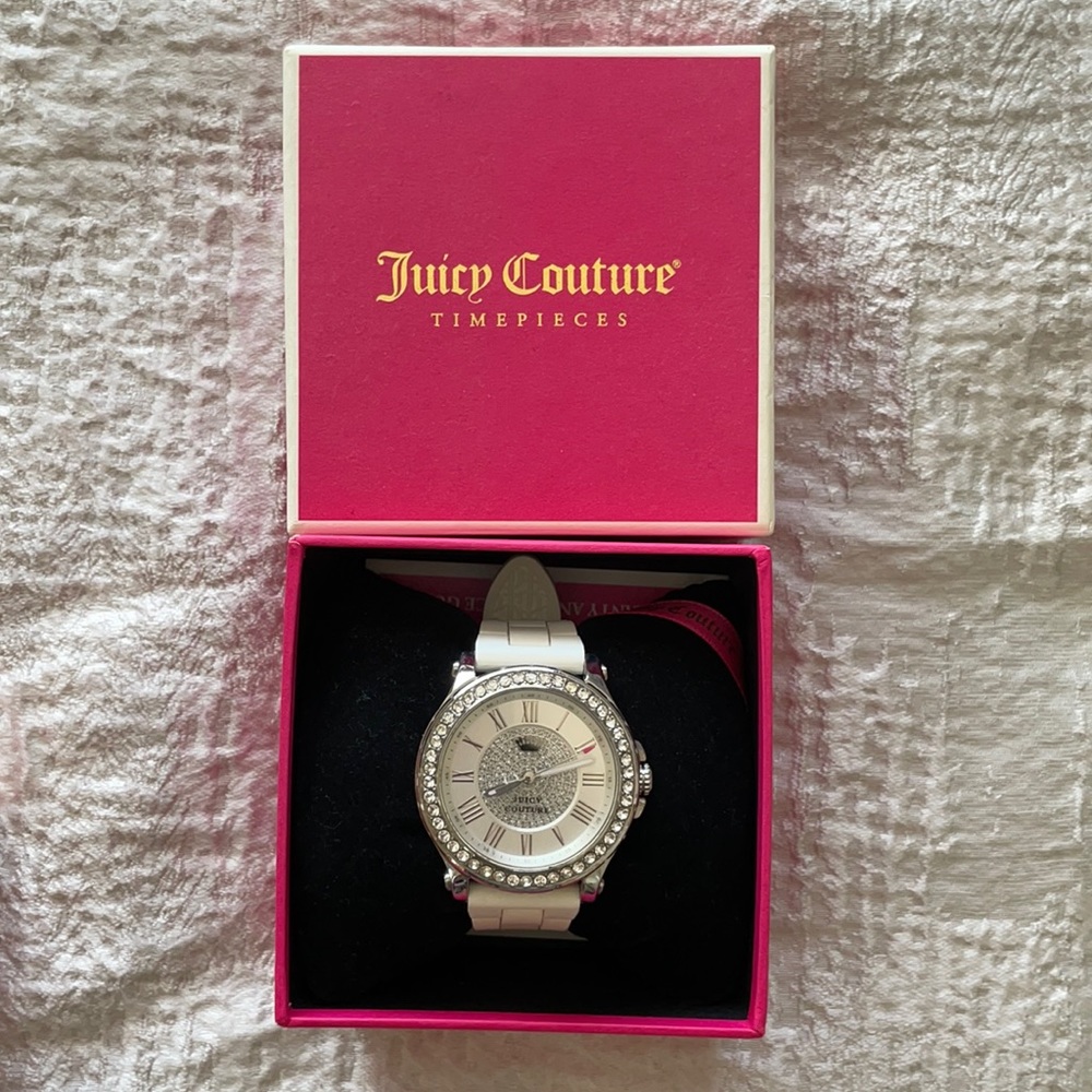 White, juicy couture watch